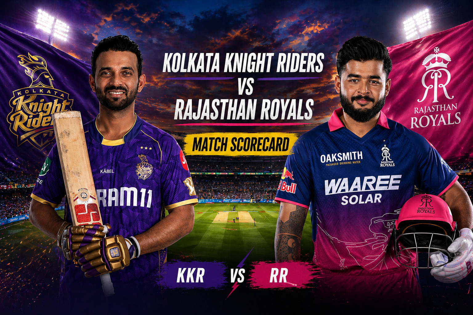 kolkata-knight-riders-vs-rajasthan-royals-match-scorecard
