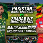 Pakistan National Cricket Team Vs Zimbabwe National Cricket Team Match Scorecard