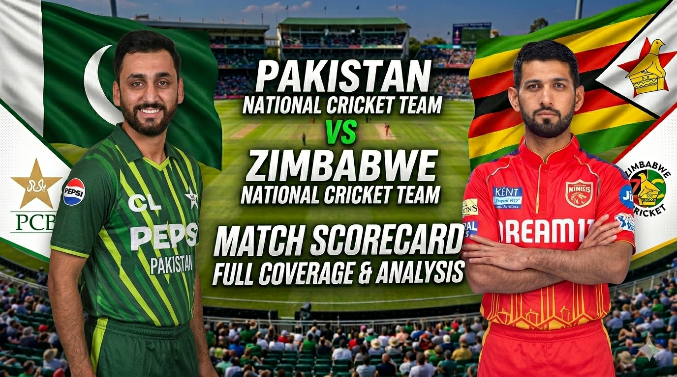 Pakistan National Cricket Team Vs Zimbabwe National Cricket Team Match Scorecard