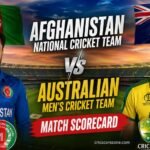 afghanistan national cricket team vs australian men’s cricket team match scorecard