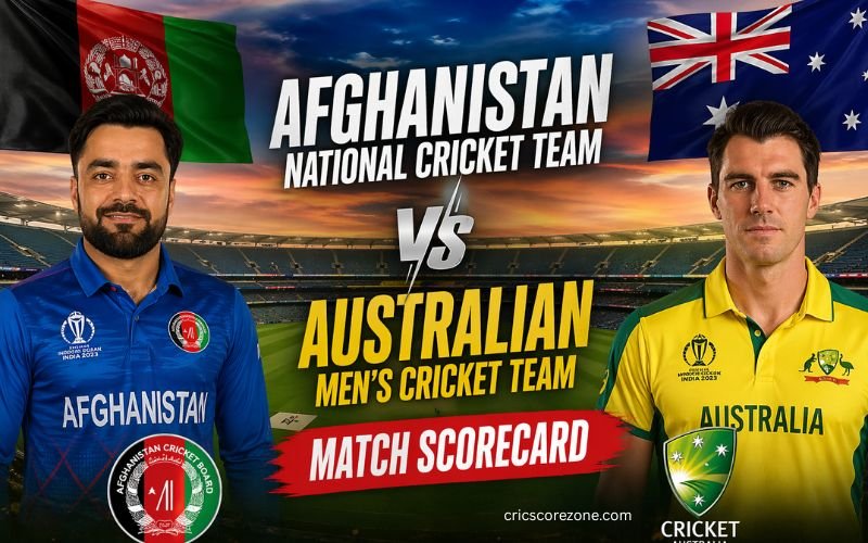 afghanistan national cricket team vs australian men’s cricket team match scorecard