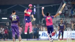 Kkr Vs Rr 284 Scorecard 