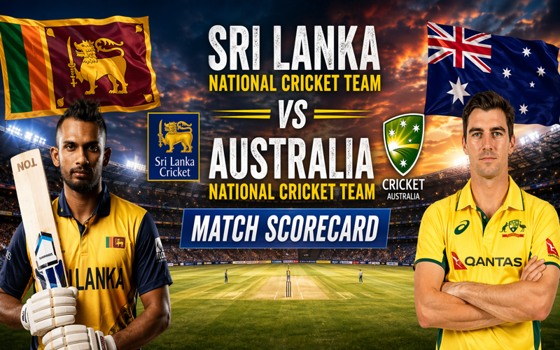 Sri Lanka National Cricket Team Vs Australia National Cricket Team Match Scorecard